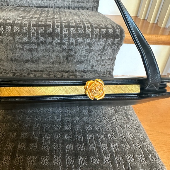 Vintage Jerry Moss holiday black handbag - Picture 3 of 16